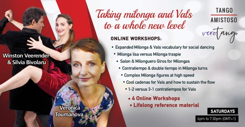 New Online Workshops: Milonga and Vals