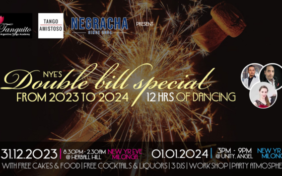 This week at Tango Amistoso & The NYE Double Bill Special