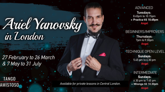 Ariel Yanovksy is back in London, Negracha and a lovely week at Tango Amistoso! Ariel Yanovksy is back in London, Negracha and a lovely week at Tango Amistoso!