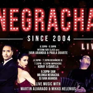 Amazing lineup at Negracha, Tango Trips and a lovely week at Tango Amistoso