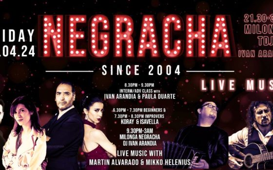 Amazing lineup at Negracha, Tango Trips and a lovely week at Tango Amistoso