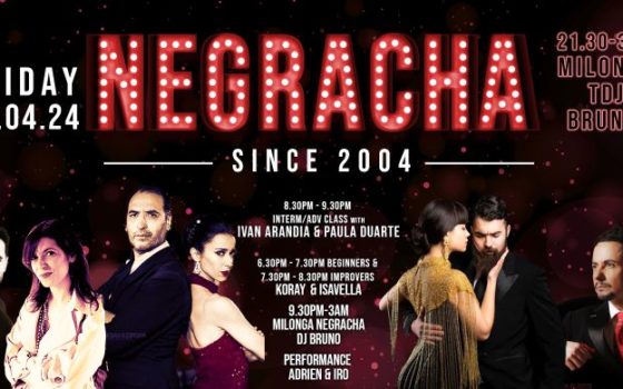 Amazing lineup at Negracha, How to transition to the next level, Tango Trips and a lovely week at Tango Amistoso