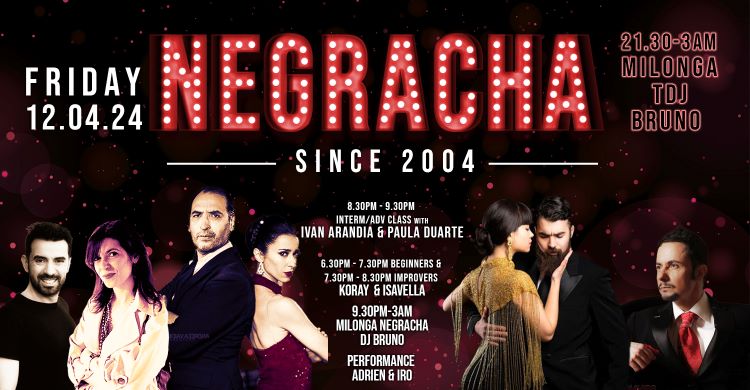 Amazing lineup at Negracha, How to transition to the next level, Tango Trips and a lovely week at Tango Amistoso