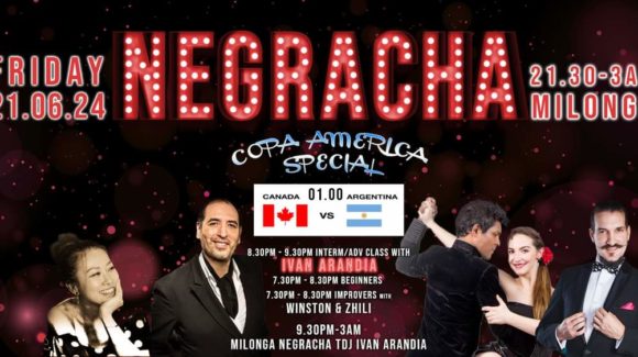 Negracha on Friday, Milonga Central closed this week, Fausto Carpino & Stephanie Fesneau in London Negracha on Friday, Milonga Central closed this week, Fausto Carpino & Stephanie Fesneau in London