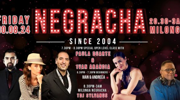 Classes with World Champions Marcos and Louise This Tuesday and Saturday, Negracha, and New Courses This Sunday 1st September Classes with World Champions Marcos and Louise This Tuesday and Saturday, Negracha, and New Courses This Sunday 1st September