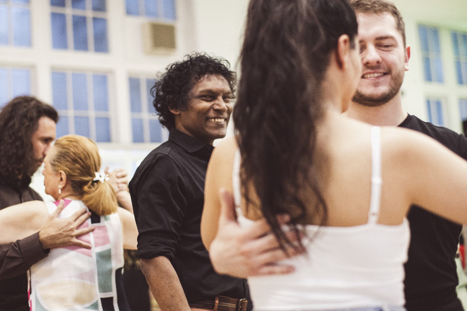 Tango dancers