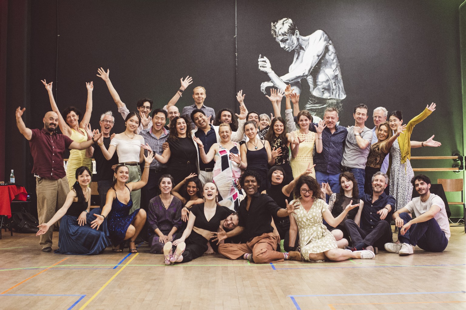 Tango Amistoso dancers and students at an Argentine tango community event in London