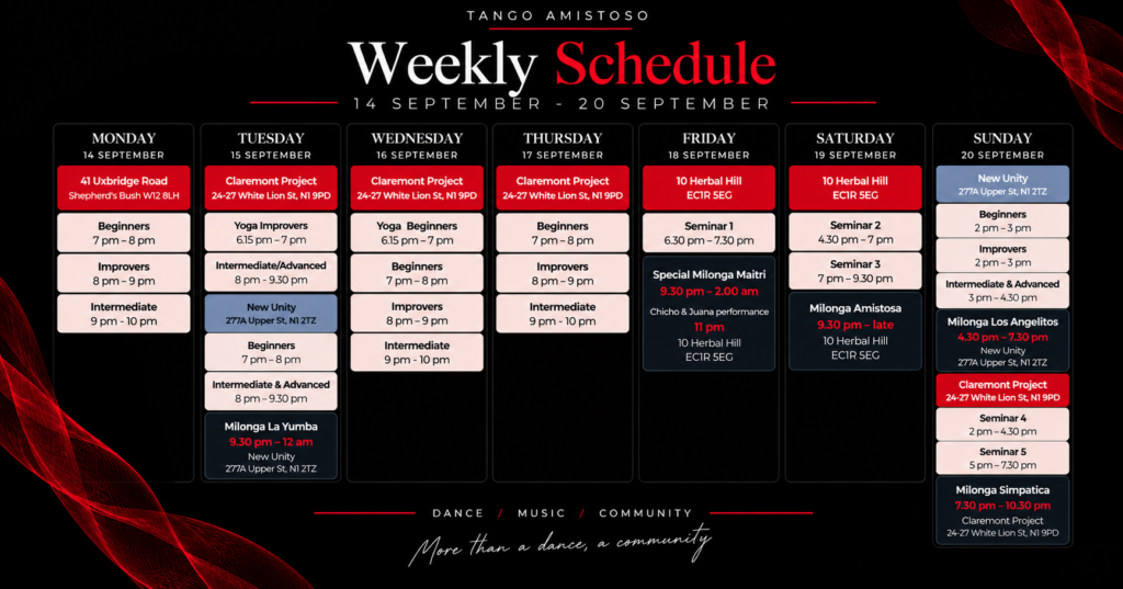 Chicho and Juana in London This Weekend: Class Changes and Full Programme