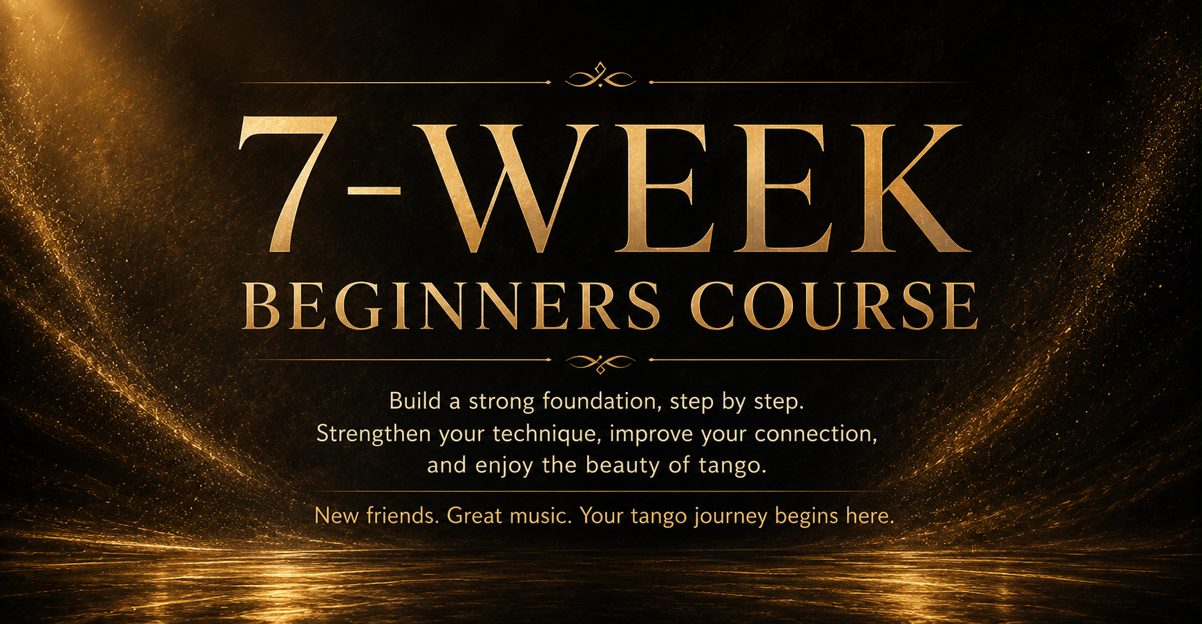 7-week beginners Tango Fundamentals course